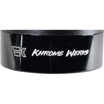 KHROME WERKS 1861-1454 200718P 4.5" Replacement Tip 4.5" End Cap Tip- Turbine