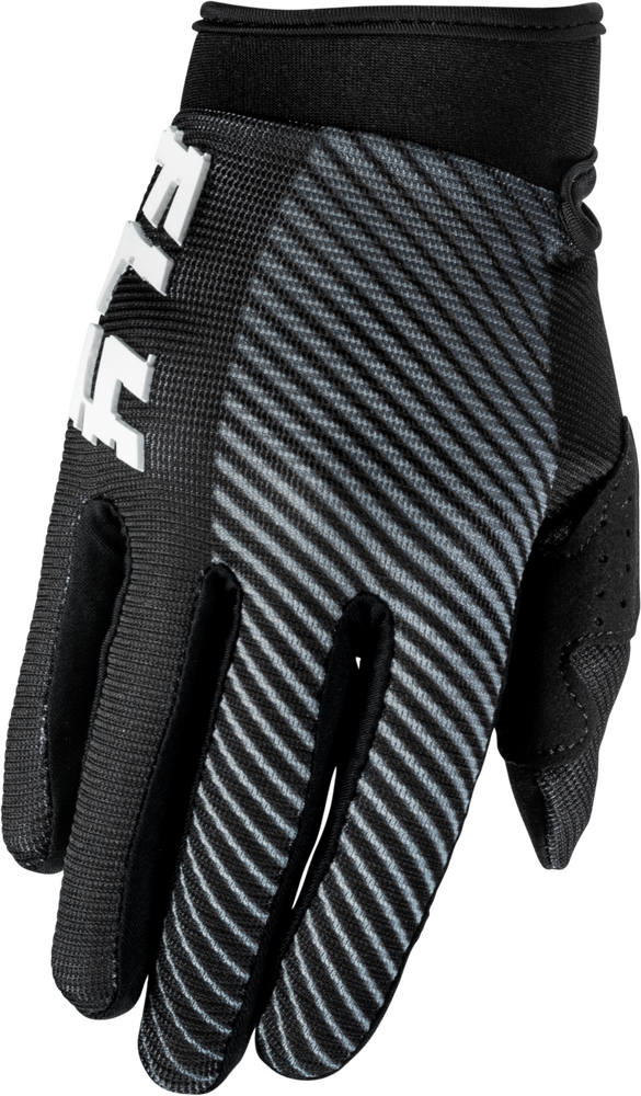 Fly Racing 379-210YS 379-210YS YOUTH F-16 GLOVES BLACK/WHITE YS