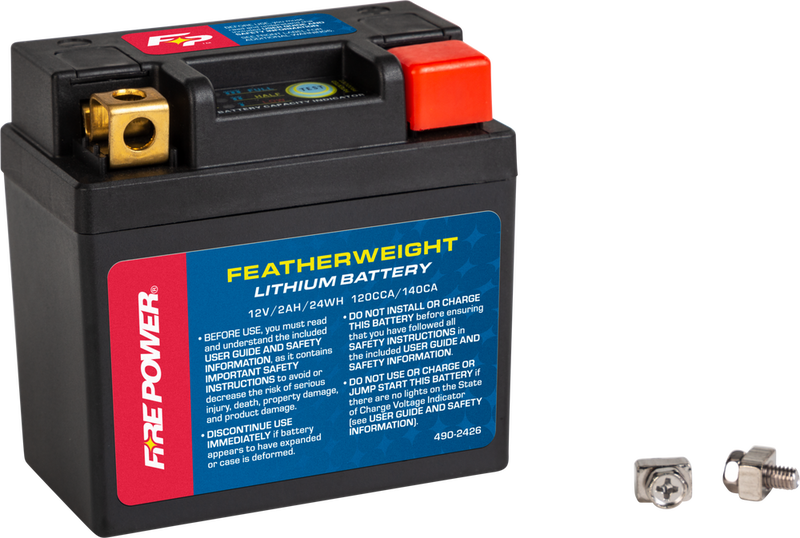 Fire Power 490-2426 HJ04L-FP-B FEATHERWEIGHT LITHIUM BATTERY 120 CCA 12V/24WH