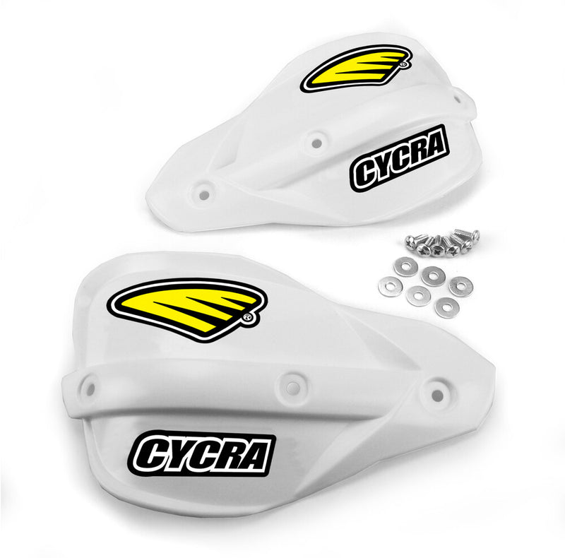 Cycra 714-1183 1CYC-1015-42 PLASTIC REPLACEMENT SHIELDS WHITE