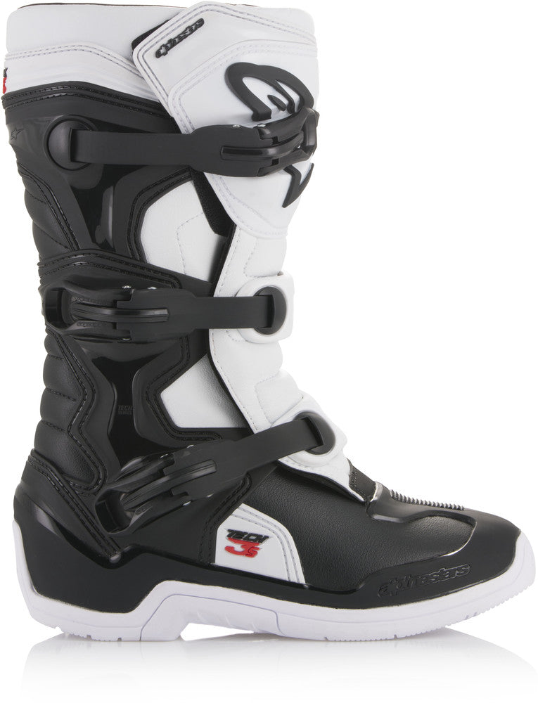 Alpinestars 482-42605 2014018-12-5 TECH 3S BOOTS BLACK/WHITE SZ 05