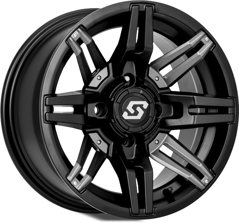 Sedona 570-1272 A83B-GY-47037-52S RUKUS WHEEL 14X7 4/137 5+2 (+10MM) BLK/GUNMETAL