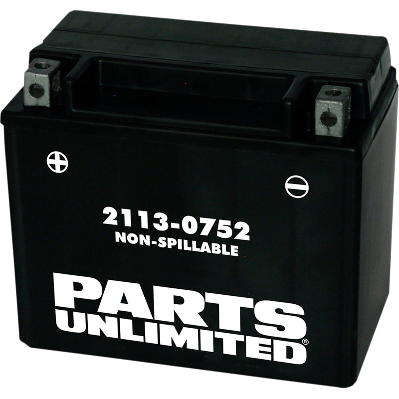Parts Unlimited Battery - 2113-0752 For Suzuki Motorcycles 1992-2022 | Aprilia Motorcycles 2001-2016