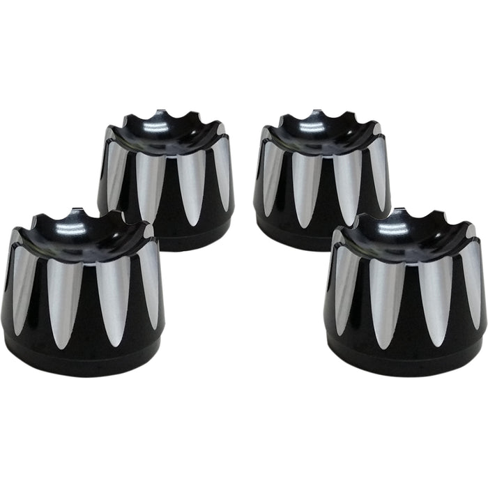 AVON GRIPS 2402-0192 HBC-304-ANO-EX Head Bolt Covers Cover - Head Bolt - Excalibur - Black