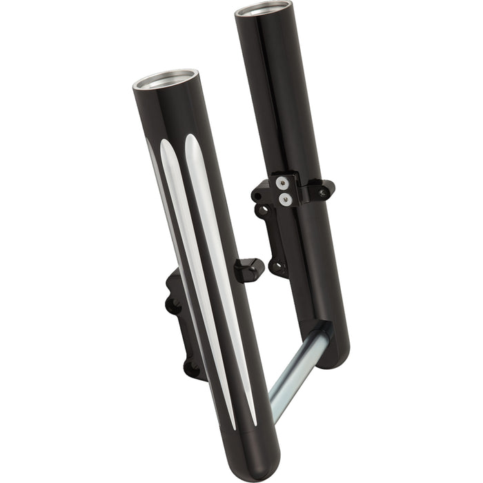 ARLEN NESS 0403-0189 40-530 Hot Legs Fork Legs - Black - Deep Cut - Dual Disc