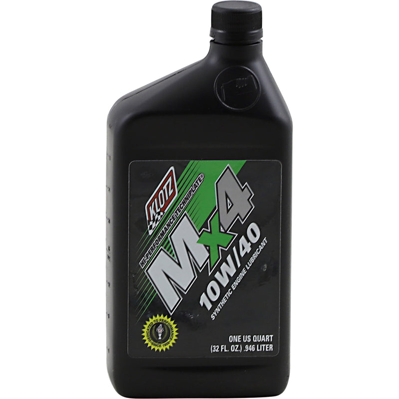 KLOTZ OIL 3601-0034 KL-860 MX4 TechniPlate® Synthetic Engine Oil MX4 Synthetic Engine Oil - 10W-40 - 1 U.S. quart