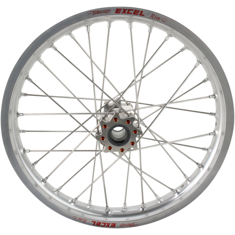 EXCEL 0204-0380 2R7CS40 Pro Series Wheel Assembly Wheel Assembly - Pro Series - 32 Spoke - Rear - Silver Hub/Rim - 19x1.85