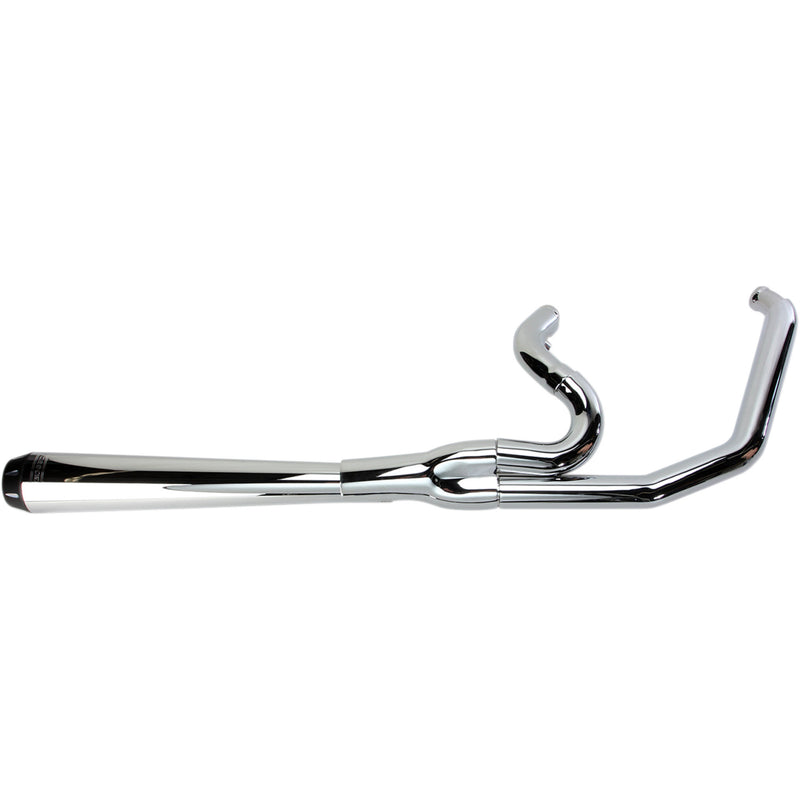Bassani Xhaust Road Rage 2-Into-1 Exhaust System - 13311R For Harley Dyna 1991-2005