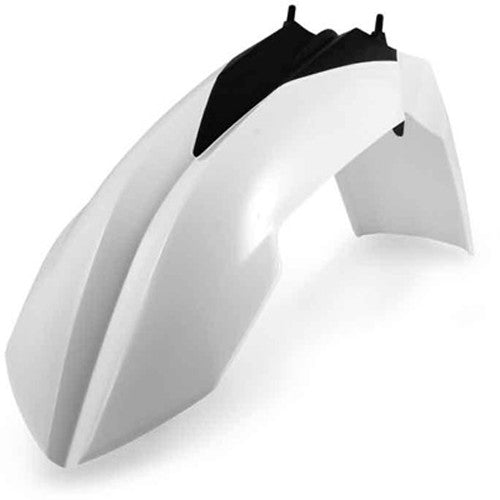 Acerbis Front Fender White - 2082010002 KTM Dirt Bikes 2008-2013