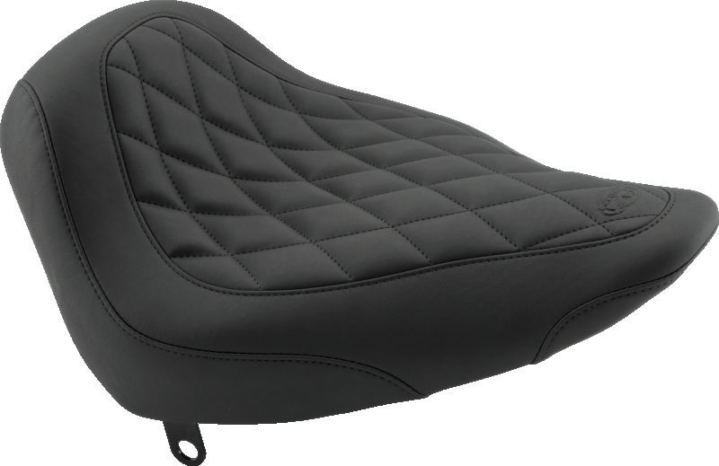 Mustang Motorcycle 78041 Mustang 80-07 Harley Early FL, Flht Touring Accessories Fender Bib W/studs - Black - Photo - Primary