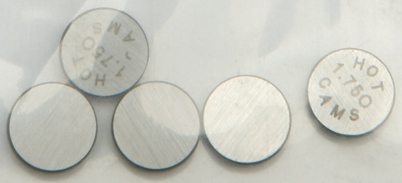 Hot Cams Valve Shims 7.48X1.75MM 5/PK - 5PK748175 For Yamaha Dirt Bikes 2001-2018 | Honda CRF250R / CRF250X / CRF150R / CRF150RB Expert 2004-2018