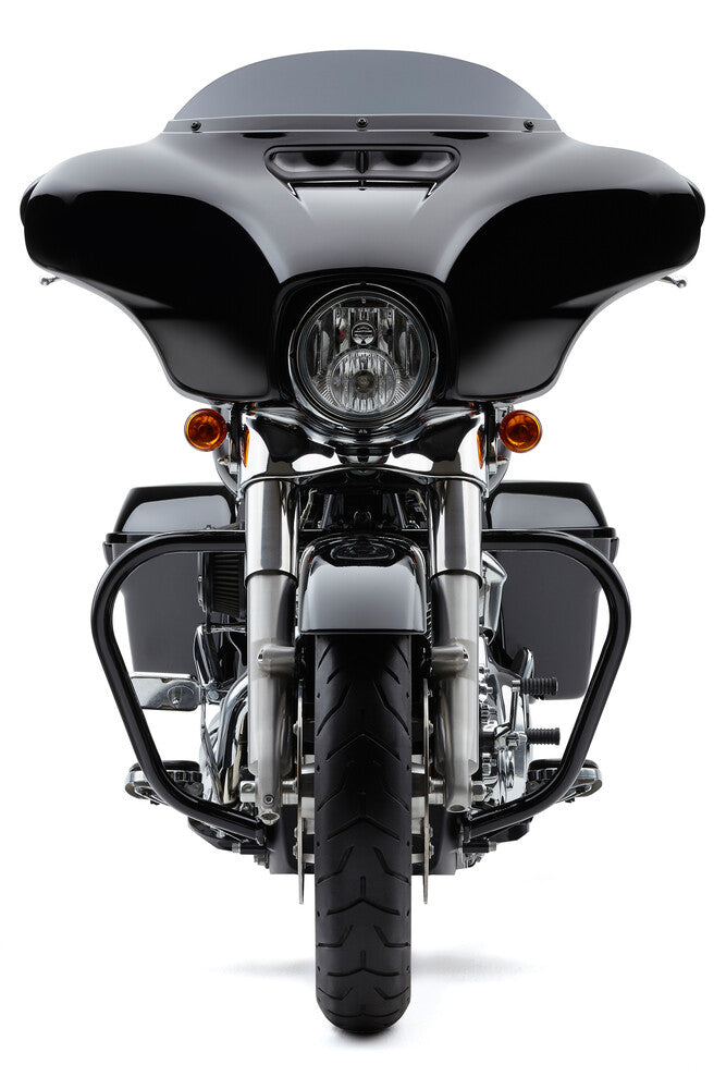 Cobra Freeway Bars Vbend 1.25" Black FLH FLT - 601-2113B For Harley Touring 2000-2026