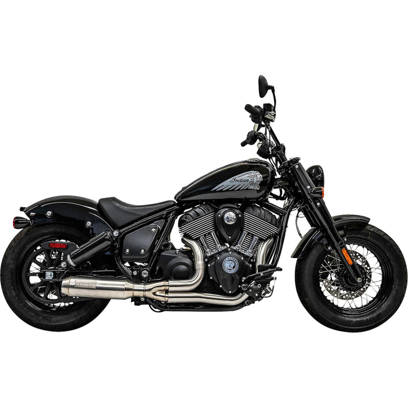 Bassani Xhaust 2-Into-1 Exhaust System - 8H12SS For Indian 2022-2025