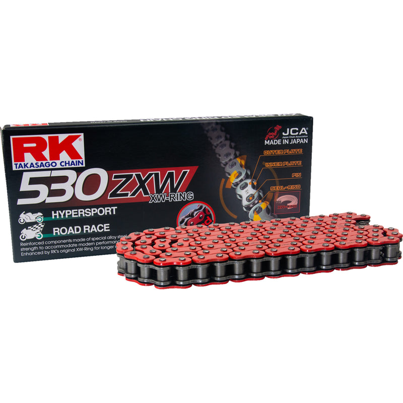 RK 1223-1936 RR530ZXW-170 530 ZXW Chain 530 ZXW - Drive Chain - 170 Links - Red