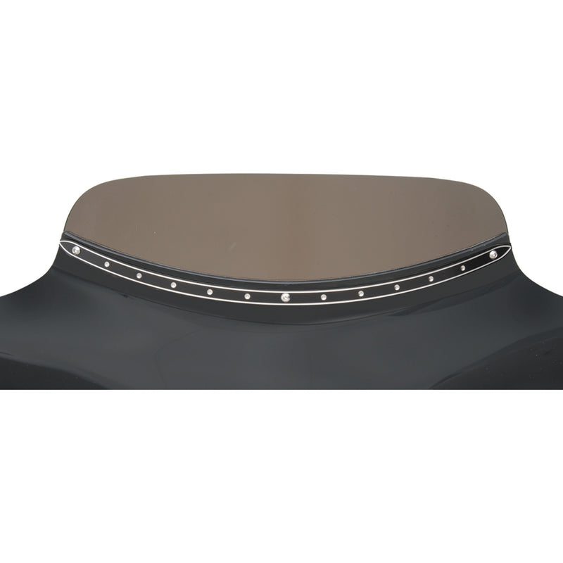 MEMPHIS SHADES 2350-0152 MEM0934 Batwing Fairing Windshield Trim Batwing Trim - Night - Dots