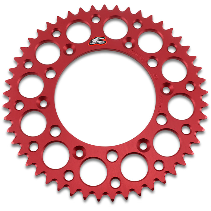 RENTHAL 1211-0161 154U-520-50GRRD Rear Sprocket Sprocket - Honda - Red - 50 Tooth