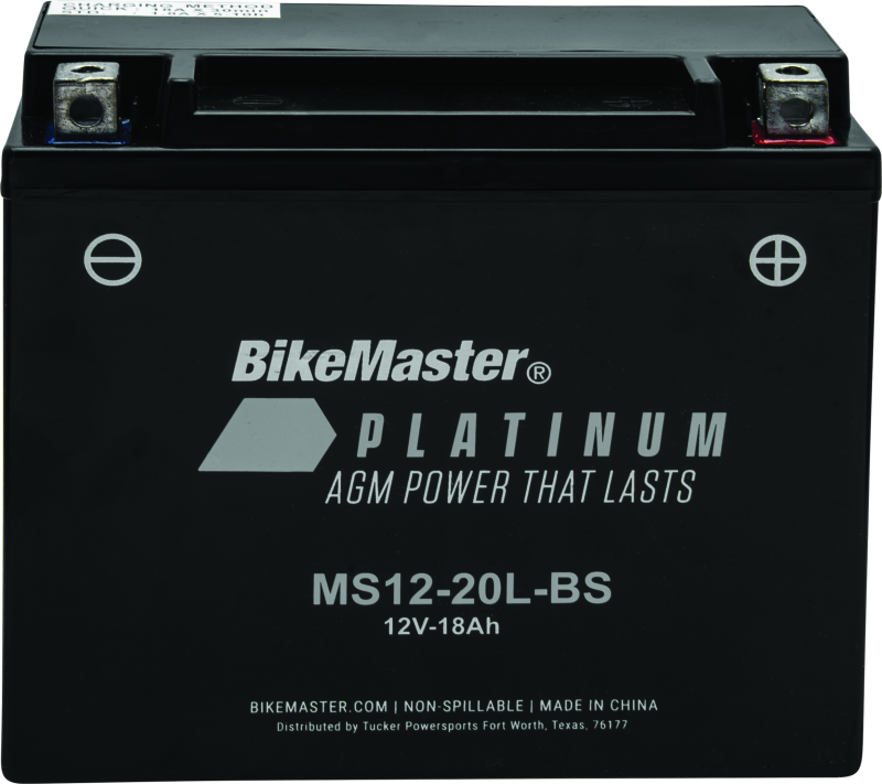 BikeMaster 780726 AGM Battery - MS12-20L-BS - Photo - Primary