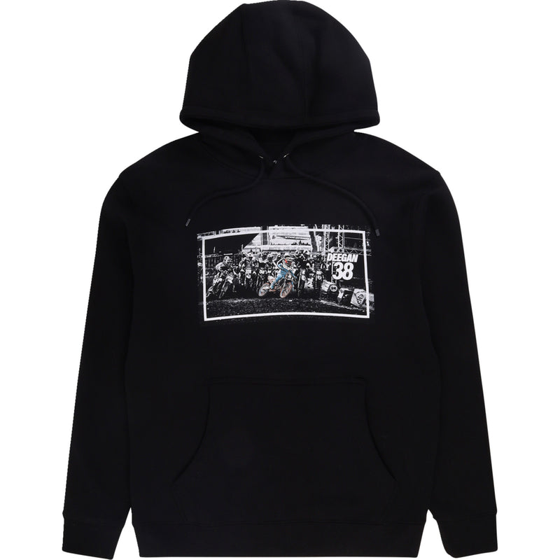 DEEGAN APPAREL 3050-6800 DMTFP3003BLKM Holeshot Hoodie black - medium