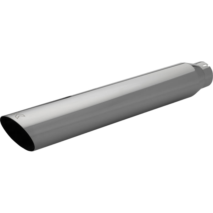 KHROME WERKS 1801-1877 40FSL-4031-CHR Slip-On Slash Down Muffler 4" - chrome - m8 softail
