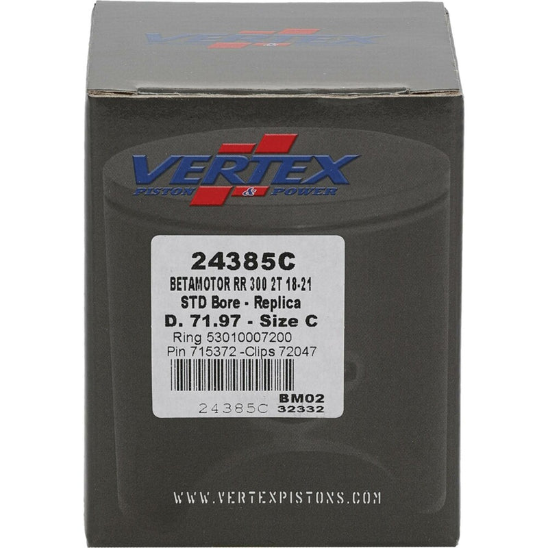 Vertex Piston Kit Cast 71.97/Standard - 24385C Beta 300 Xtrainer 2018-2021