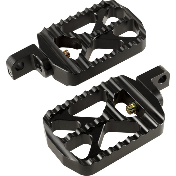 JOKER MACHINE 1620-2663 08-646-3B Bear Claw Footpegs - Black - Harley-Davidson