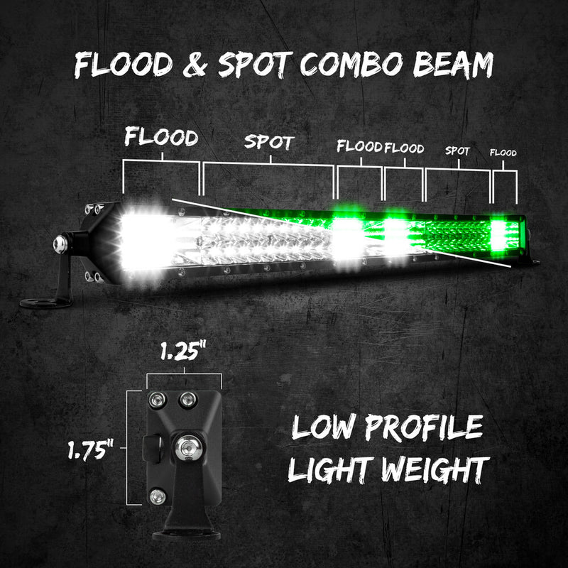 Xk Glow 20'' 2-N-1 Light Bar - XK063020