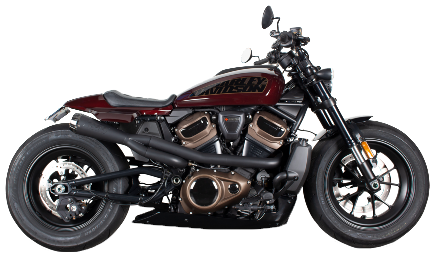 Tbr 930-02030 005-5410199 COMP-S 2-1 SPORTSTER S BRUSHED W/CF END CAP