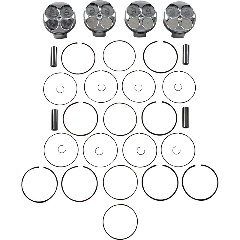 JE Pistons Piston Kit - 308645 Suzuki 600 2008-2024