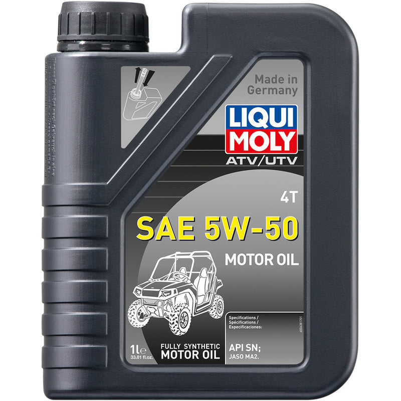 LIQUI MOLY 3601-0703 20212 ATV 4T Synthetic 5W-50 Engine Oil ATV/UTV 4T Engine Oil - 5W-50 - 1L