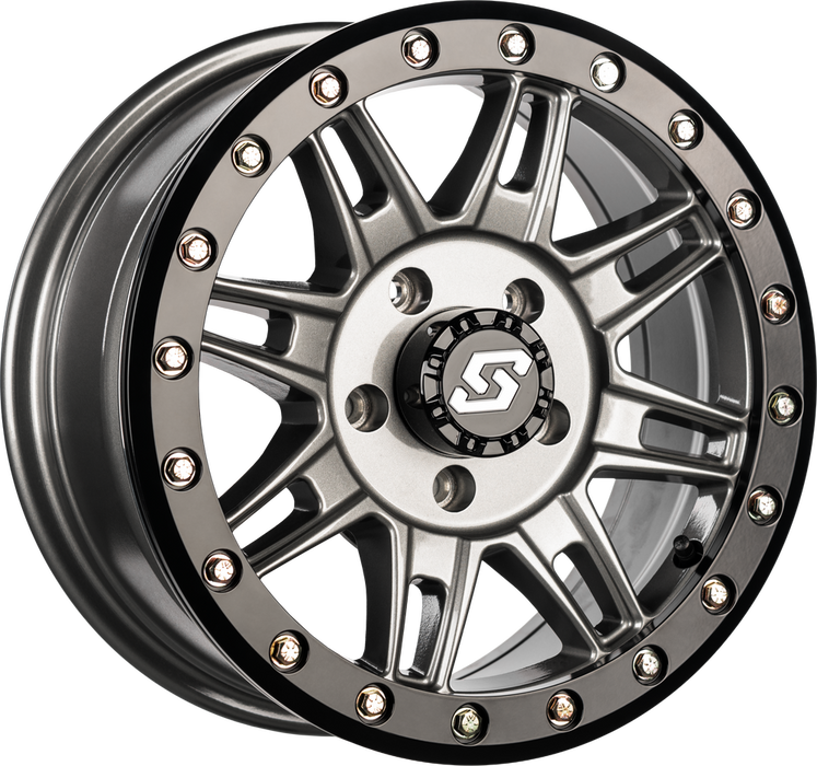 Sedona 570-9134 A-S24G-57056+10 CLUTCH BDLK WHEEL 15X7 4/156 +10MM GUNMETAL/BLK
