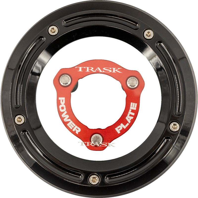 Trask Derby Cover - TM-0051-BK-RD For Harley Touring 2017-2026