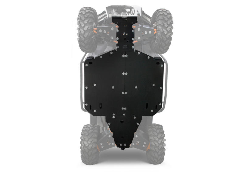 Rival Powersports Usa Hdpe Central Skid Plate POL - 2K.7482.1 Polaris Ranger 2018-2020