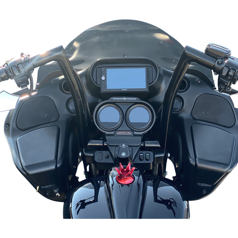 Fat Baggers Inc. Handlebar - 607016-B For Harley Touring 2008-2016