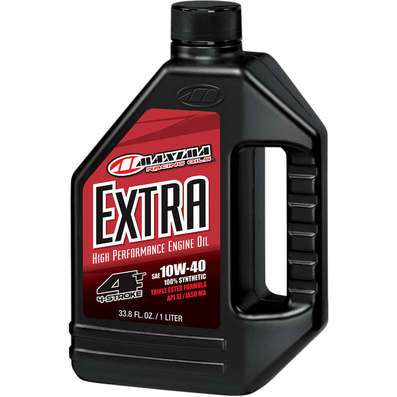 MAXIMA RACING OIL 16901X 16901 Extra High Performance Synthetic 4T Engine Oil Extra Synthetic 4T Oil - 10W40 - 1L
