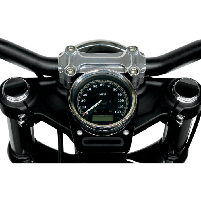 TODD'S CYCLE 0408-0297 TT-1005 Black Line 41 mm Top Triple Tree Blackline Top Triple Tree - 41 mm - Flat Black - '11-'13 FXS