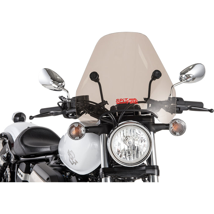 SLIPSTREAMER 2313-0002 S-06-A-C-M S-06 Spitfire Sport Shield Spitfire Windshield - 15" - Smoke