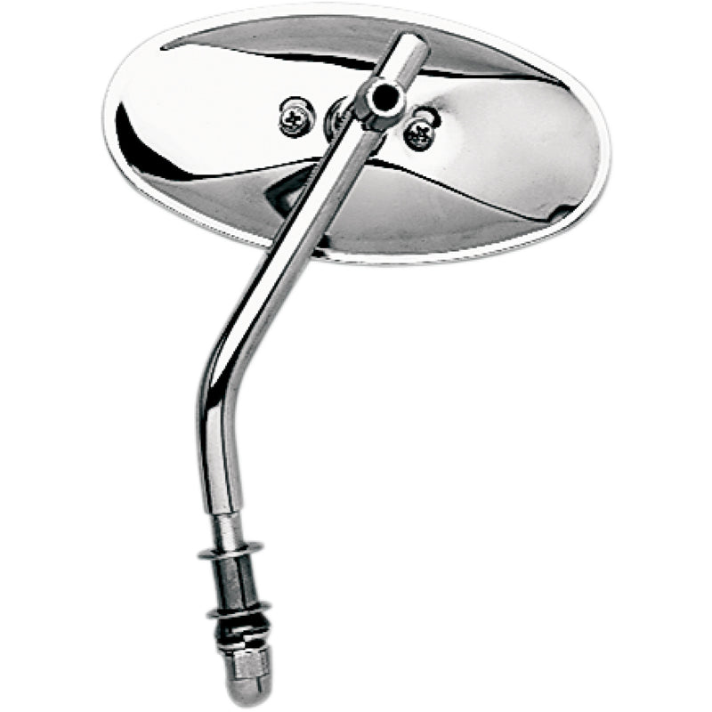 EMGO 2034830 20-34830 Chrome Universal Steel Mirror Oval Mirror