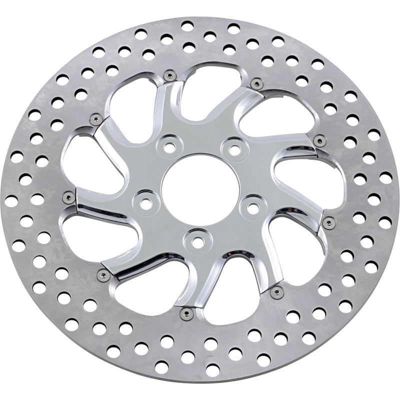 Performance Machine (pm) Torque Brake Rotor - 0133-1522TORLS-CH For Harley Motorcycles 2000-2014