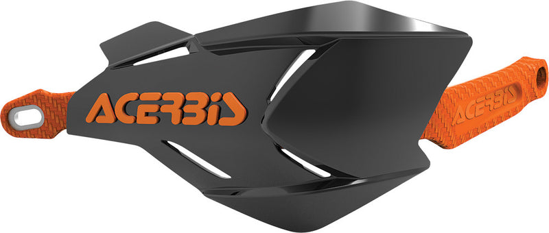 Acerbis X-Factory Handguard Black Orange - 2634661009 For Husaberg Dirt Bikes 1989-2014 | Beta Dirt Bikes 2008-2018 | Aprilia 450 / 550 2006-2013