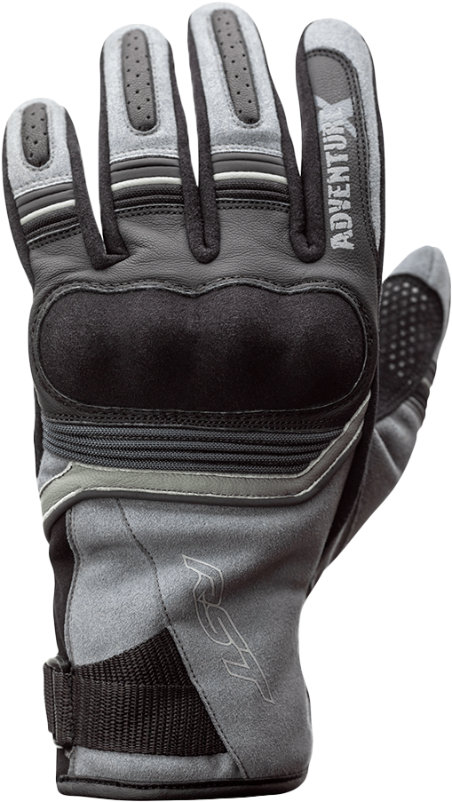 Rst 556-2392109 102392GRY-09 ADVENTURE-X CE GLOVE SILVER MD