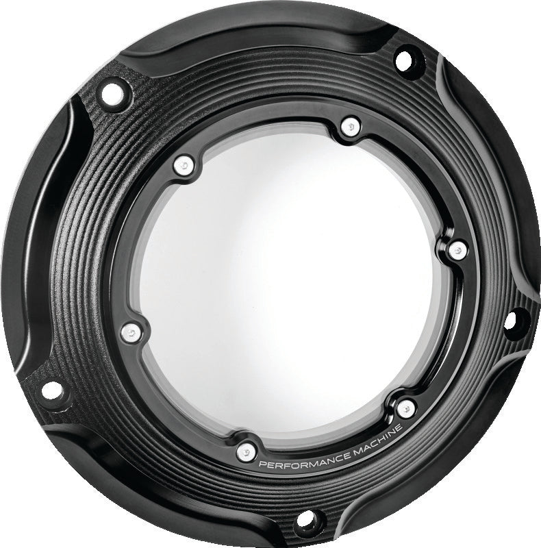 Performance Machine 0177-2083M-SMB Vision Derby Cover W/bezel - Black Ops - Photo - Primary