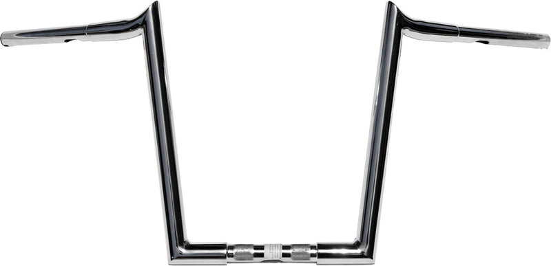 Wild 1 Chubby 10" Hooked Bar Chrome - WO580 For Harley Motorcycles 1974-2018