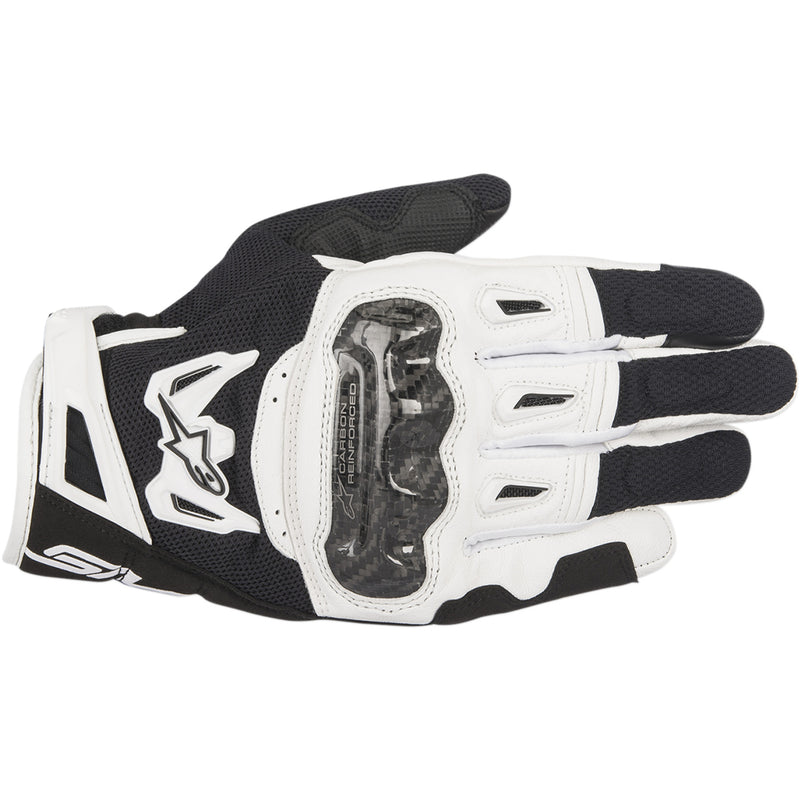 ALPINESTARS SMX-2 Air Carbon V2 Leather Gloves Black/White