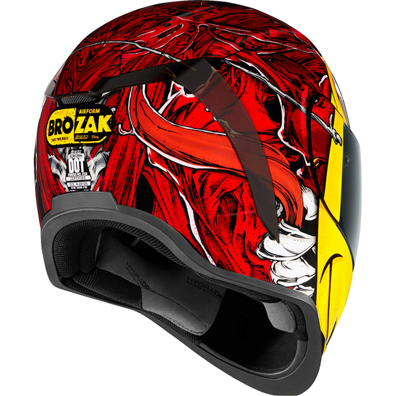 ICON 0101-14937 Airform™ Brozak MIPS® Helmet Airform™ Helmet - MIPS® - Brozak - Red - XS