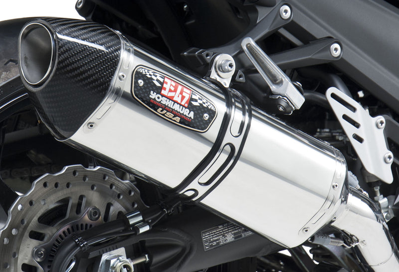 Yoshimura Exhaust Race R-77 Slip-ON SS-SS-CF Dual - 1414020520 Kawasaki Ninja 2012-2021
