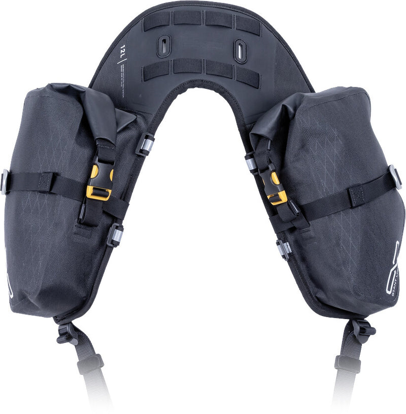 Giant Loop 269-0250 MSB25-RT-B MOJAVI SADDLEBAGS 12L BLACK