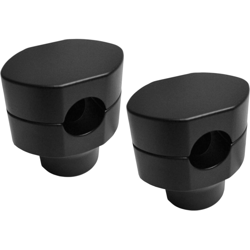LA Choppers Springer Handlebar Riser Kit Flat Black - LA-7410-02M For Harley Softail 1996-2011