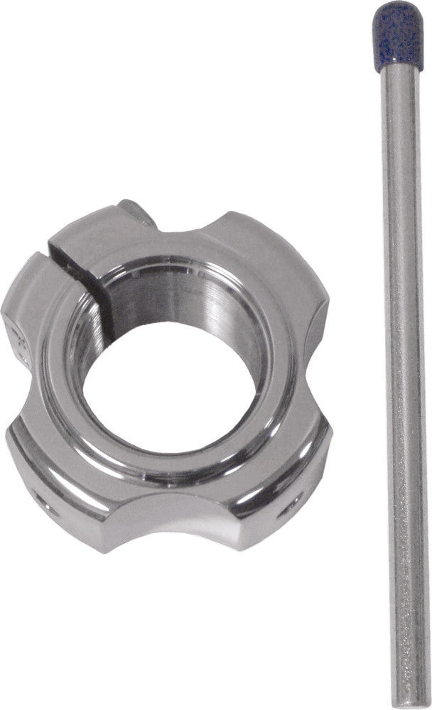 Modquad Axle Locking NUT Double (silver) - AX2-X Honda TRX400EX / TRX400X 1999-2009