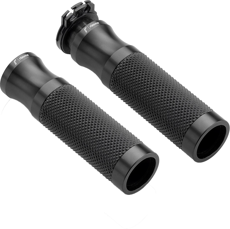 Rizoma Grips Sport 22MM Black - GR205B For Honda CBR650R 2023 | Kawasaki 650 2023 | Moto Guzzi Stone 2023