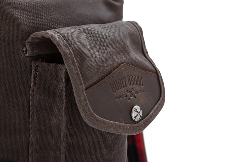 Burly Brand 750-05516 B15-1013D SISSY BAR BAG DARK OAK